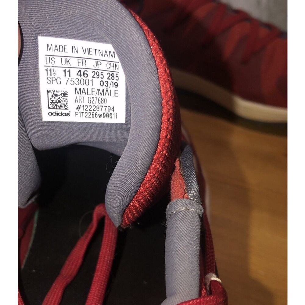 Adidas Speed Trainer 4 Baseball Turf Shoes Mens 11.5 Red White G27680 Athletic - Picture 9 of 12